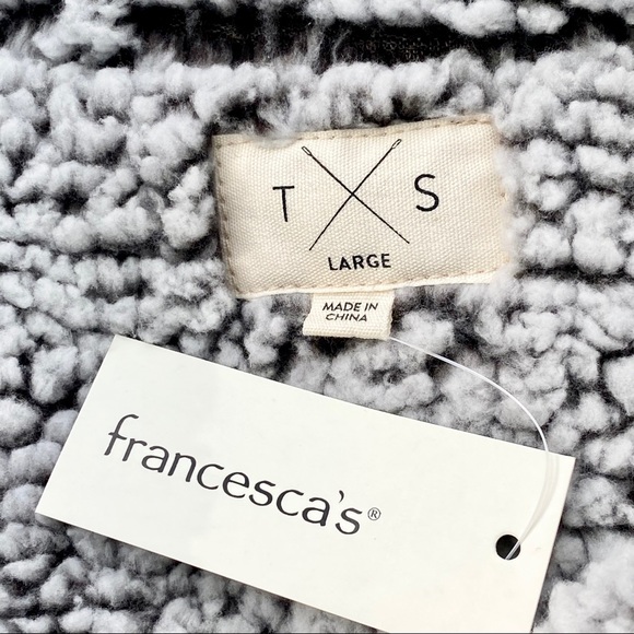 FRANCESCA’s Teddy Sherpa Zip Up Vest w/Pockets - Picture 9 of 14